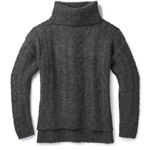 Smartwool Charcoal Gray Turtleneck Sweater